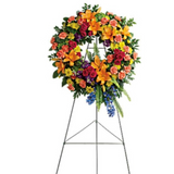 Colorful Serenity Wreath