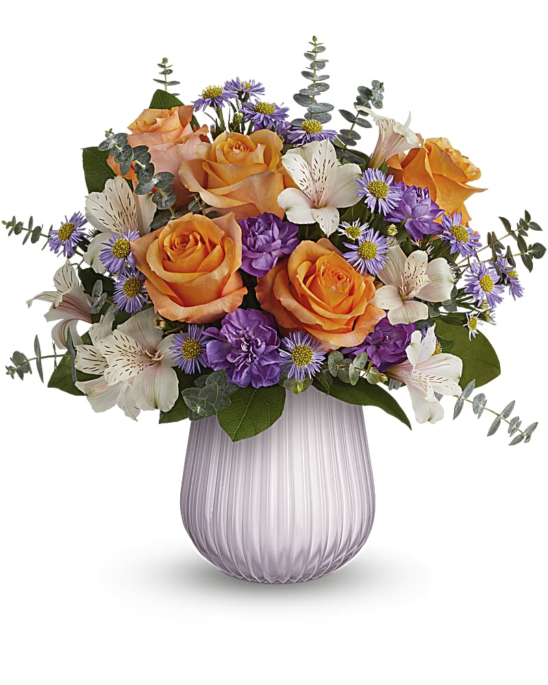 Teleflora's Lavender Luster Bouquet T24E305