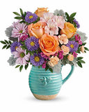 Busy Bee Pitcher Bouquet