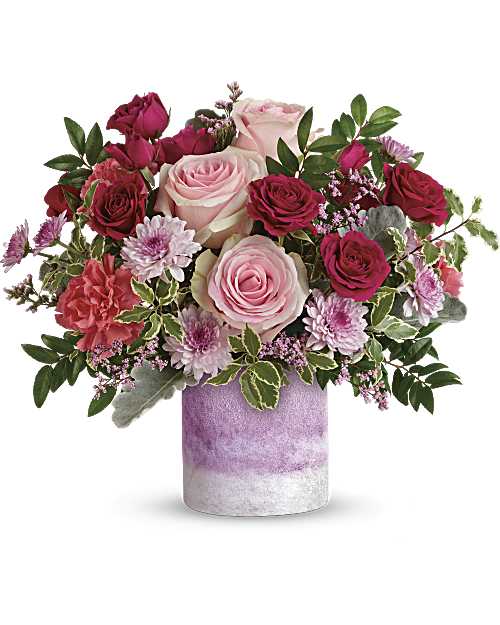 Teleflora's Washed In Pink Bouquet
