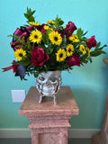 Skull vase - Designers Choice Flowers