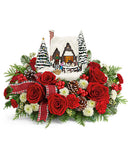 Thomas Kinkade's Warm Winter Wishes Bouquet