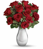 True Romance Bouquet with 12 Red Roses