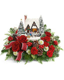 Thomas Kinkade's Warm Winter Wishes Bouquet